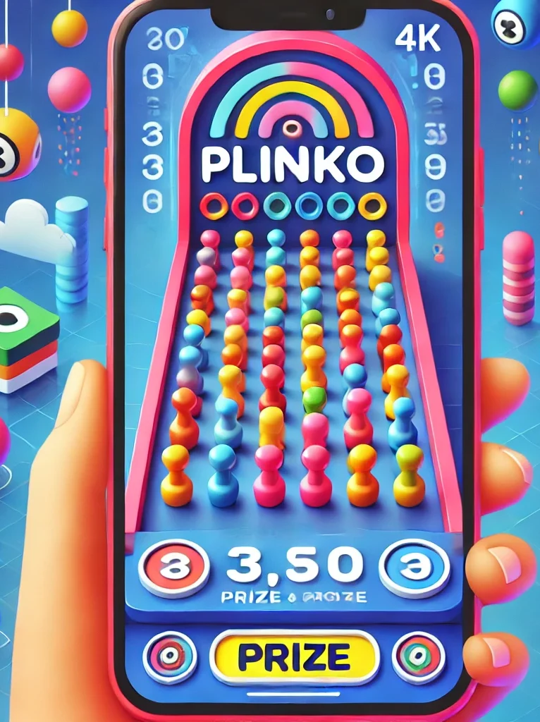 Ұялы телефон мен смартфонға арналған Plinko казино қолданбасы.